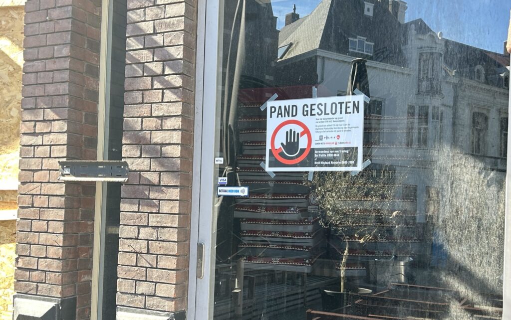Drugs pand gesloten